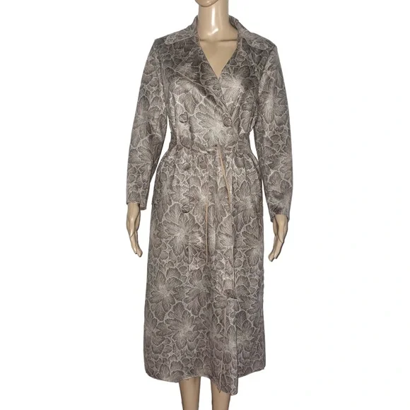 Solitaire Jackets Coats Anthropologie Solitaire Gray Floral